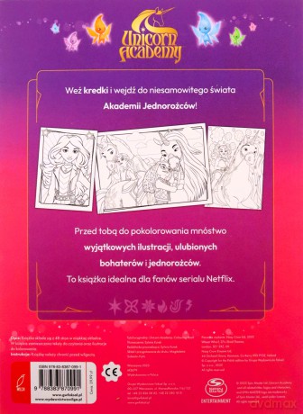 Unicorn Academy. Kolorowanka [KSIĄŻKA]