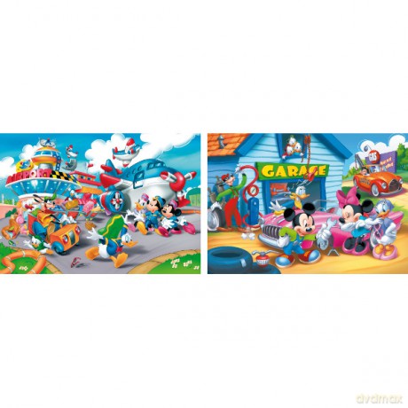 Clementoni 2x20 El. Mickey (Myszka Miki) Disney Mouse [PUZZLE]