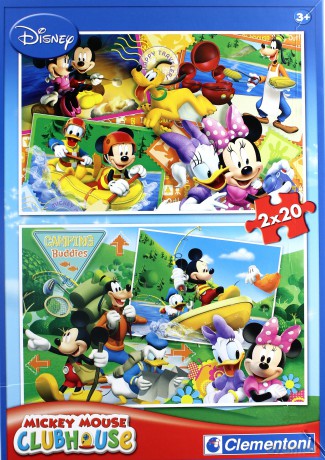CLEMENTONI 2x20 el. Myszka Miki [PUZZLE]