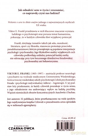 Wołanie o sens - Viktor E. Frankl [KSIĄŻKA]
