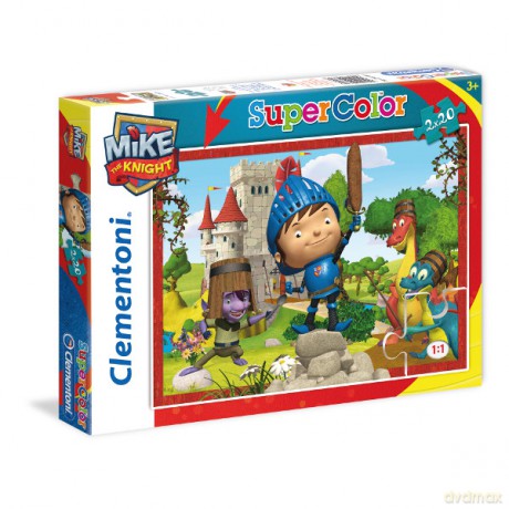 Clementoni 2x20 El. Rycerz Mike [PUZZLE]
