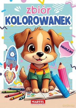 Zbiór kolorowanek z naklejkami [KSIĄŻKA]