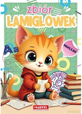 Zbiór łamigłówek z naklejkami [KSIĄŻKA]