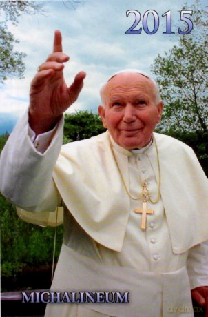 Kalendarzyk kieszonkowy 2015 Jan Paweł II [KALENDARZ]