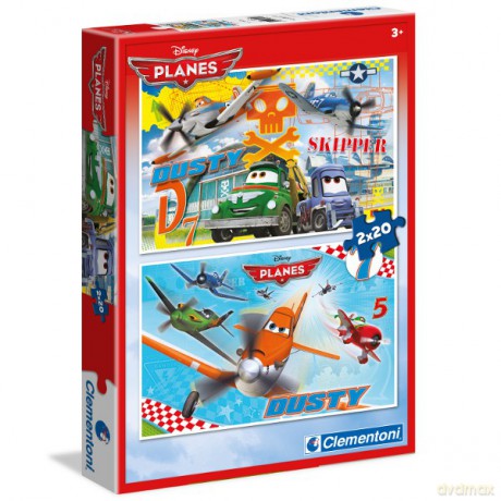 Clementoni 2x20 El. Samoloty Disney S.1 [PUZZLE]