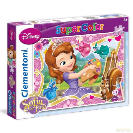 CLEMENTONI 2x20 el. Zosia Disney [PUZZLE]