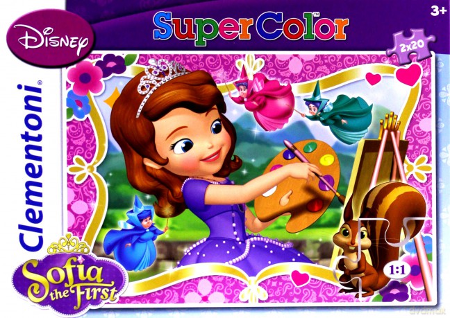 CLEMENTONI 2x20 el. Zosia Disney [PUZZLE]