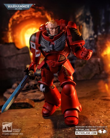 Blood Angel Assault Intercessor Sergeant Warhammer 40,000 Figurka 18 cm