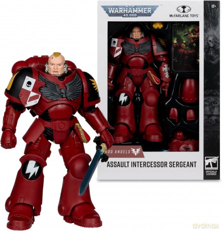 Blood Angel Assault Intercessor Sergeant Warhammer 40,000 Figurka 18 cm