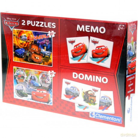 Clementoni 2x30 El. Memodomino Cars [PUZZLE]