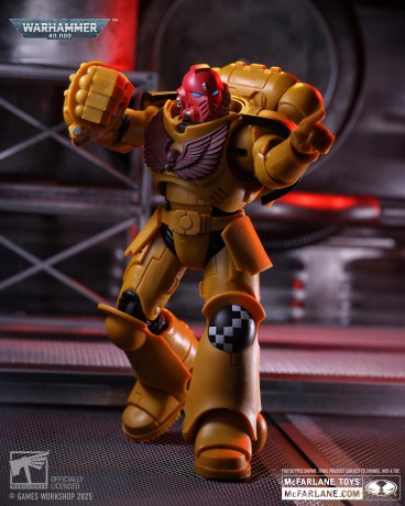 Imperial Fist Intercessor Sergeant Warhammer 40,000 Gold Label Figurka 18 cm