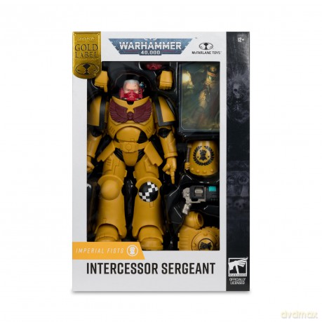 Imperial Fist Intercessor Sergeant Warhammer 40,000 Gold Label Figurka 18 cm