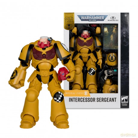 Imperial Fist Intercessor Sergeant Warhammer 40,000 Gold Label Figurka 18 cm