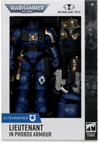 Ultramarines Lieutenant in Phobos Warhammer 40,000 Figurka 18 cm