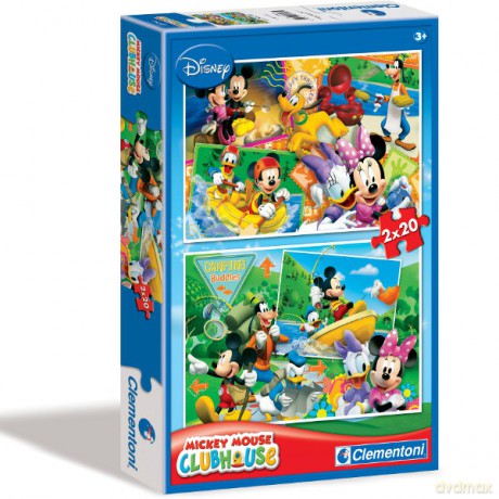CLEMENTONI 2x60 el. Myszka Miki [PUZZLE]