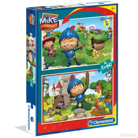 Clementoni 2x60 El. Rycerz Mike [PUZZLE]