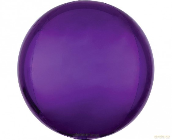 Balon foliowy kula fioletowa 38cm (niepakowany)