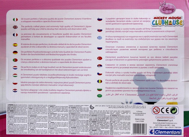 CLEMENTONI 30 el. Maxi Klub Myszki Miki [PUZZLE]