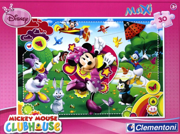 CLEMENTONI 30 el. Maxi Klub Myszki Miki [PUZZLE]
