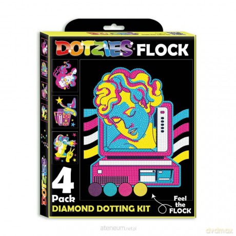Diamond Dotz - Adults Flocked Neon Retro Classic