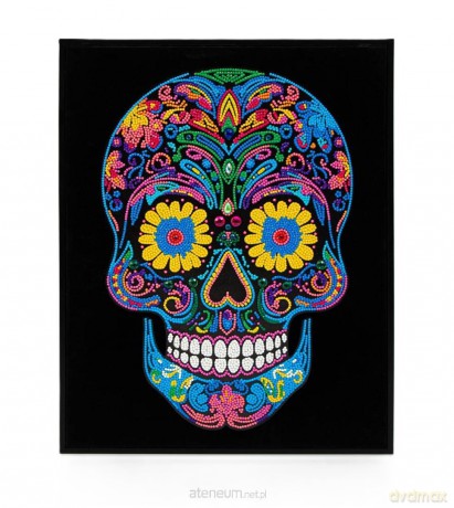 Diamond Dotz - Adults Flocked Neon Sugar Skull