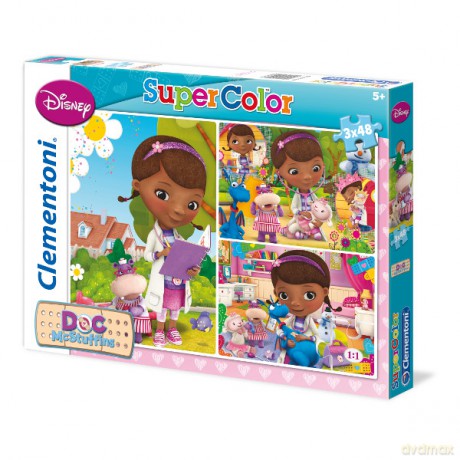 Clementoni 3x48 El. Doc Mcstuffins [PUZZLE]