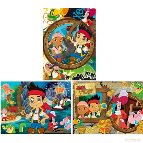 Clementoni 3x48 El. Jake I Piraci [PUZZLE]