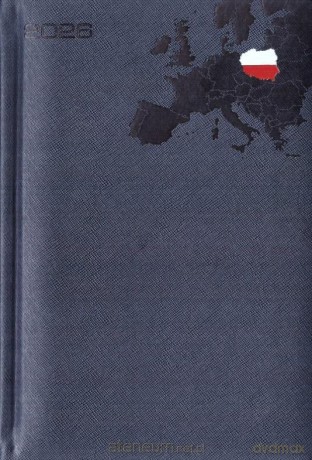 Kalendarz 2026 A5 dzienny granatowy [KALENDARZ]
