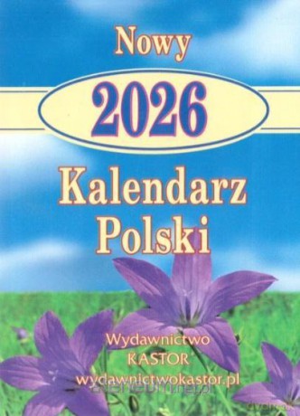 Kalendarz 2026 zdzierak polski [KALENDARZ]