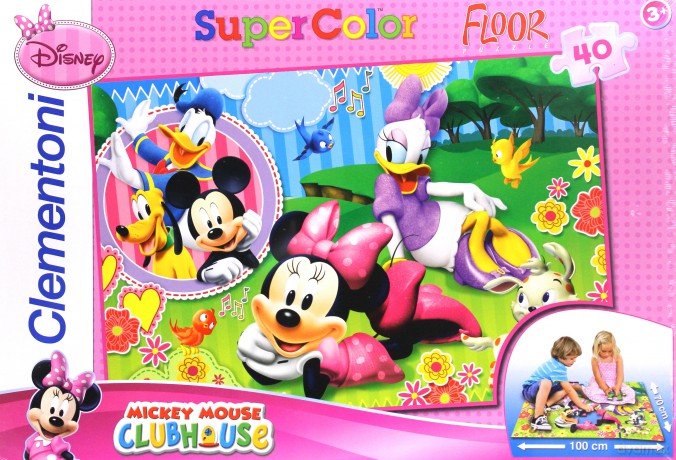 CLEMENTONI 40 el. Podł. Minnie (Myszka Mini) Disney [PUZZLE]