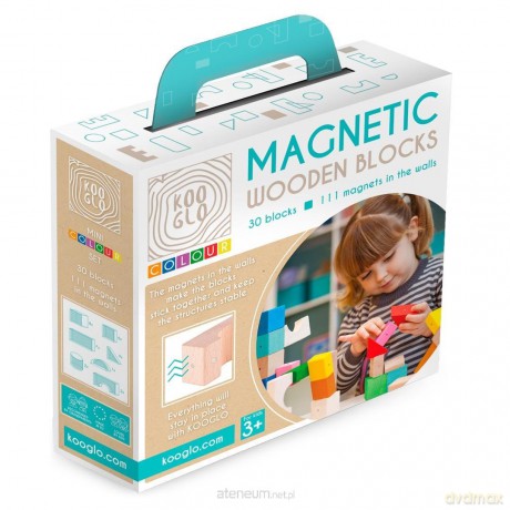 Klocki drewniane Mini Colour 30szt [KLOCKI]