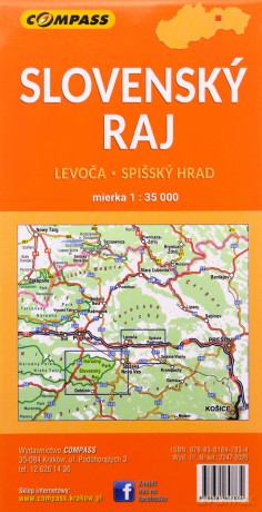 Mapa - Słowacki Raj 1:35 000