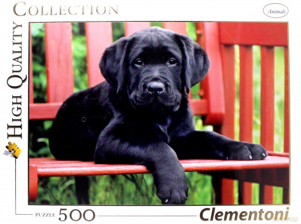 Clementoni 500 El. Czarny Pies [PUZZLE]