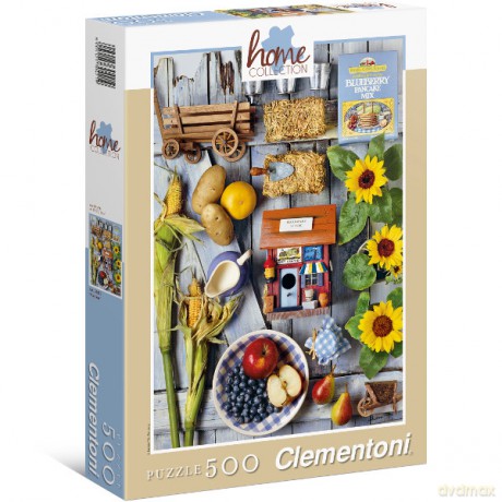 Clementoni 500 El. Domowy Ogród [PUZZLE]