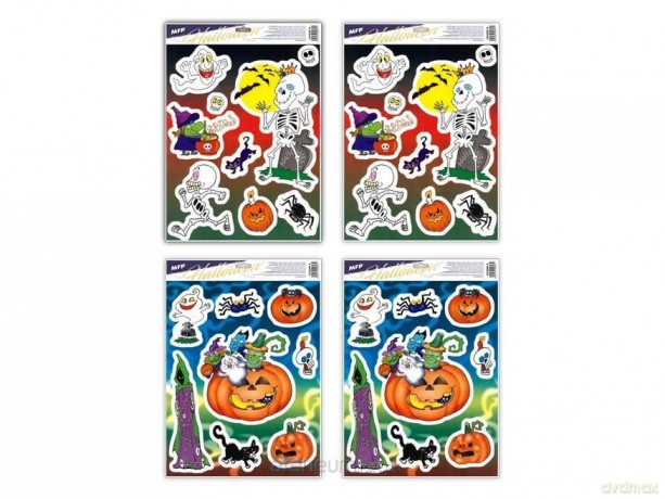 Naklejka Halloween 30x42cm MIX