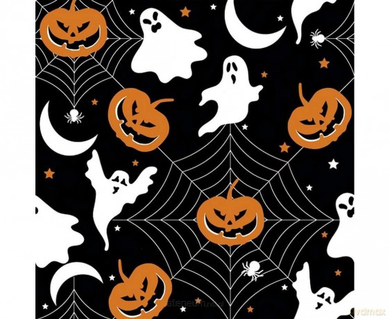 Serwetki Halloween Dynie i duszki 33x33cm 20szt