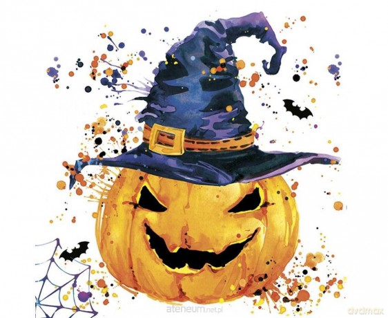 Serwetki pap. Creepy Pumpkin with Splashes 33x33cm