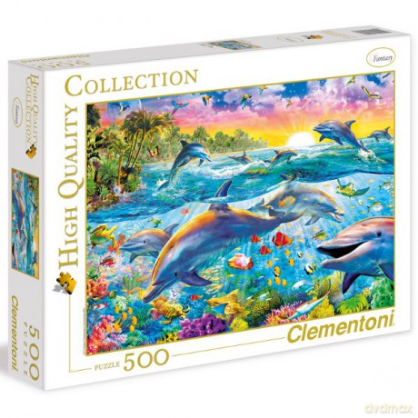 Clementoni 500 El. Raj Dla Delfinów [PUZZLE]