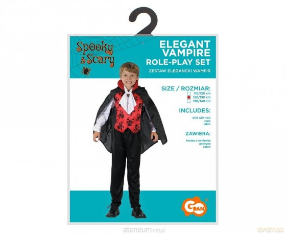Strój dla dzieci Elegancki Wampir rozm. 120/130cm