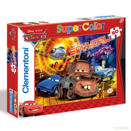 Clementoni 60 El. Auta,Świat Szpiega [PUZZLE]