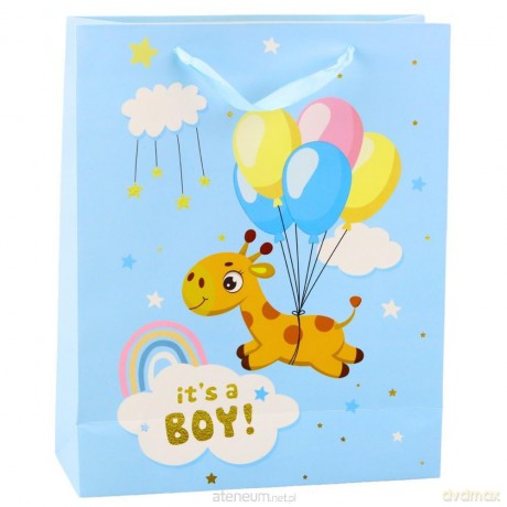 Torba prezentowa It's A Boy 32x26x10cm