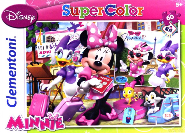 CLEMENTONI 60 el. Myszka Minnie (Myszka Mini) Disney [PUZZLE]