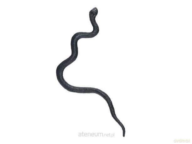 Wąż plastikowy 18cm czarny 12szt