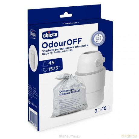 Worki do teleskopowego kosza na pieluchy 45szt