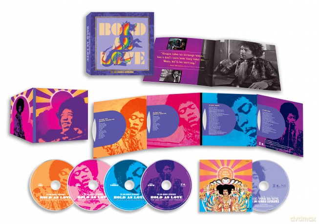 Jimi Hendrix The Experience: Bold As Love [4CD]+[Blu-Ray]