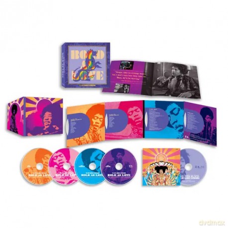 Jimi Hendrix The Experience: Bold As Love [4CD]+[Blu-Ray]