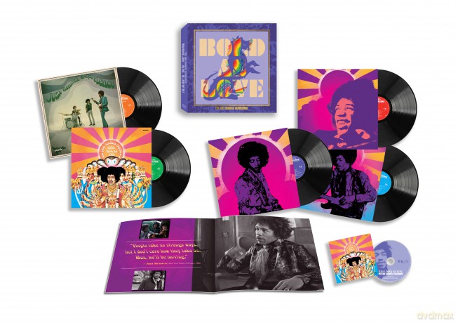 Jimi Hendrix The Experience: Bold As Love [5xWinyl]+[Blu-Ray]