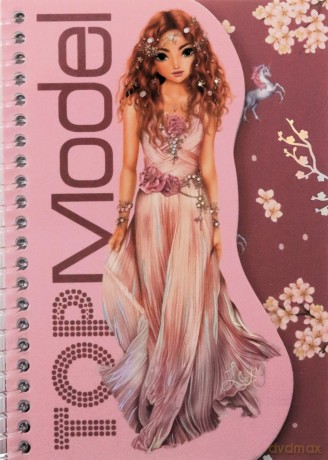 Notesik spiralny TOPModel, 4 wzory
