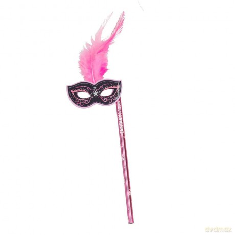 Ołówek z maską i piórkami Fantasy Model Ballet, 3 wzory