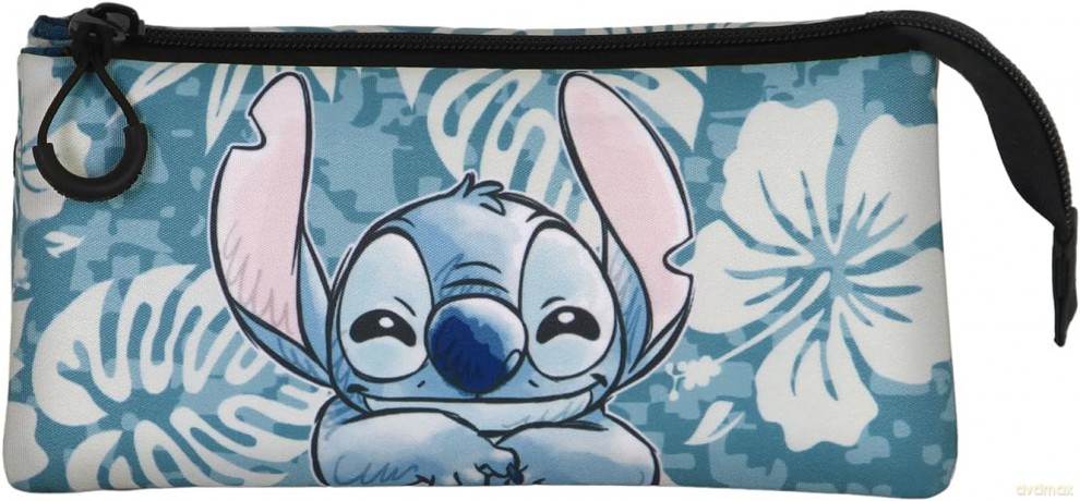 Piórnik potrójny LILO i STITCH FAN. Wymiary: 23cm X 11cm X 8cm